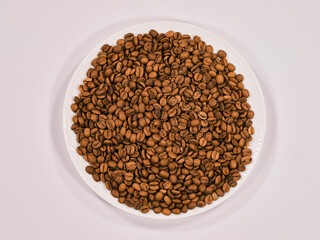 Delicious roasted fresh coffee beans