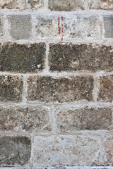 Texture of old stone wall architecture