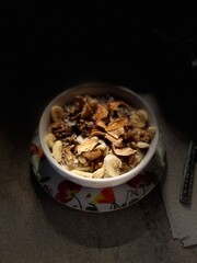 bowl of muesli