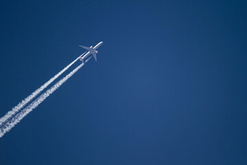 airplane in the sky