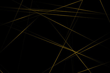 Abstract black with gold lines, triangles background modern design. Vector illustration EPS 10.