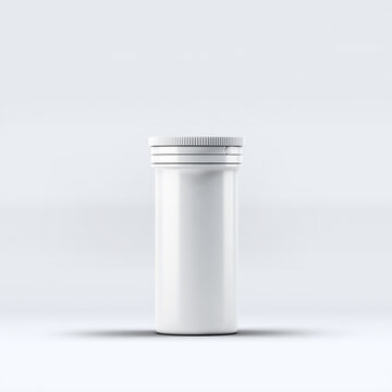 3d rendering mock up plastic packaging
