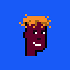 Obraz premium crypto punks in seasonal winter collection-2