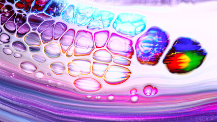 Bright colorful abstractions