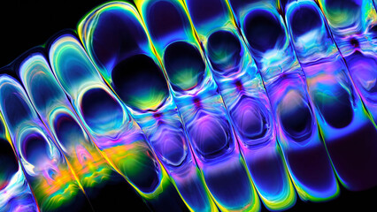 Bright colorful abstractions