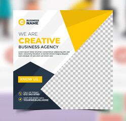 Business Promotion Social Media Post Design Template