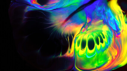 Bright colorful abstractions