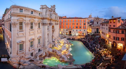 Deurstickers Rome, Italy at Trevi Fountain © SeanPavonePhoto
