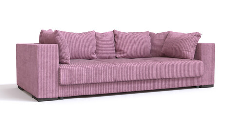 Obraz premium sofa on white background advertising 