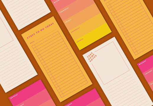 Set of Bright Planners