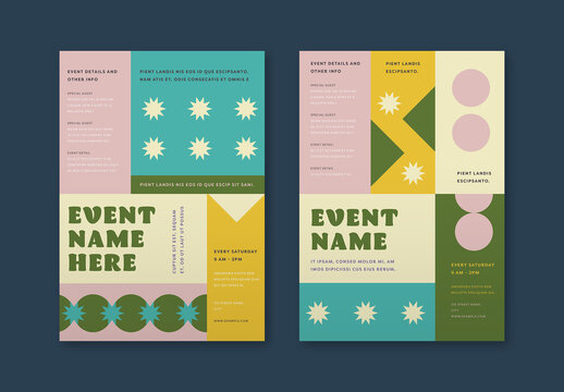 Colorful Poster Designs