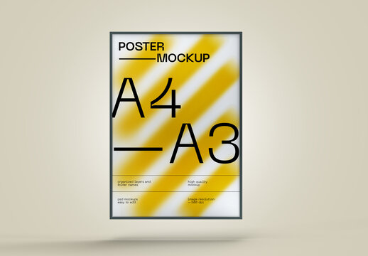 Frame Poster Mockup Design