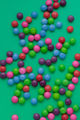 Lots of colorful and variegated candy background,