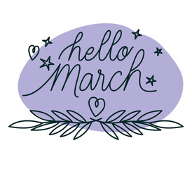 phrase of hello march