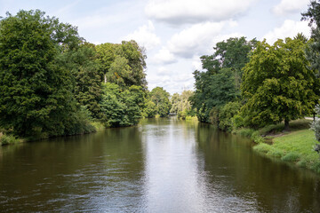 river in the park