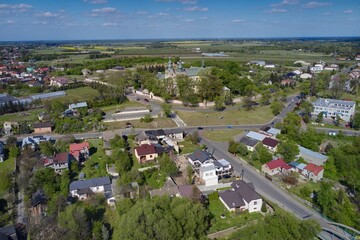 Panorama Mstowa z lotu ptaka