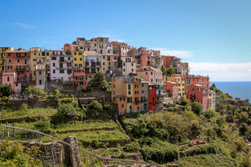 Fototapeta na wymiar Coastal village of Corniglia, Cinque Terre, Italy.
