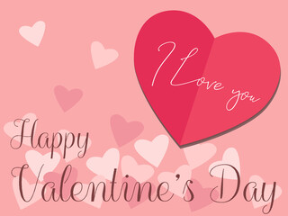 バレンタインのイラスト背景素材