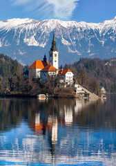 Bleder See in Slowenien (Bled)
