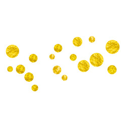 Bridal Sequins. Yellow Girly Flyer. Golden