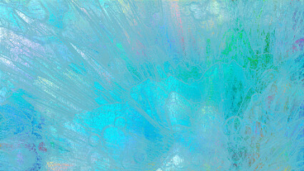 Abstract textured glowing iridescent blue background