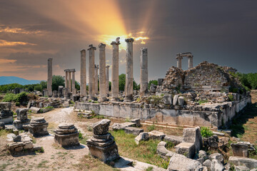 Afrodisias Ancient city.  (Aphrodisias) was named after Aphrodite, the Greek goddess of love....