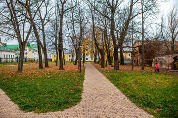 Zhuravlyov's garden. (Garden of the Rybinsk merchant M.N. Zhuravlev). Rybinsk. Yaroslavskaya oblast. Russia
