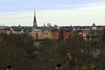 Obraz premium Stockholm old city by Skansen park at Djurgarden, Stockholm, Sweden