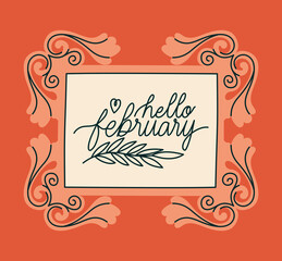 frame of hello february