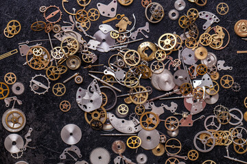 Gears on the table