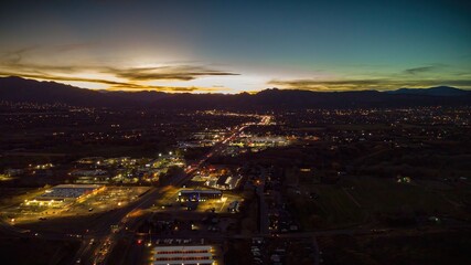 Sunset in a Small Town