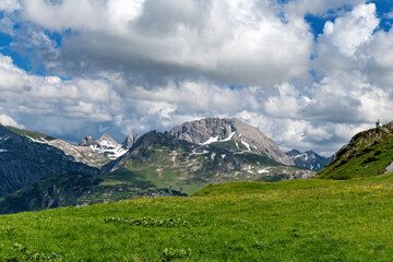 Arlberg in Vorarlberg, Österreich