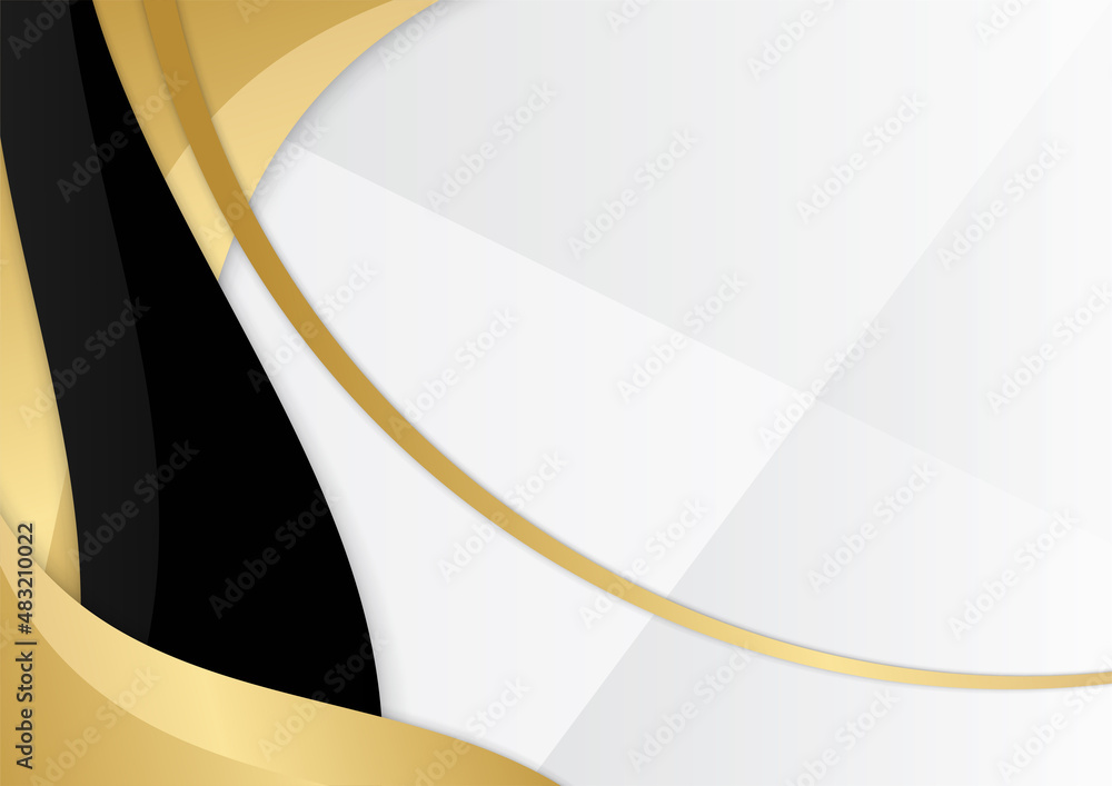Poster black gold abstract background modern minimalist for certificate and presentation design. suit for b