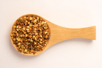 Bee Pollen on a Spoon