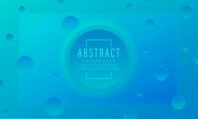 Abstract space Blue geometric shape vector background