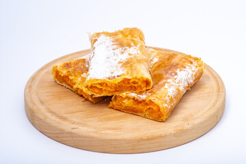 rolled pumpkin pie