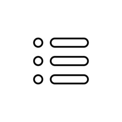 Menu Icon. web menu sign and symbol. hamburger menu symbol