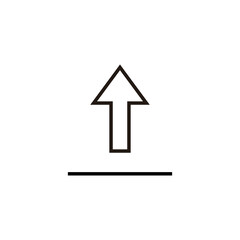 Upload icon. load data sign and symbol