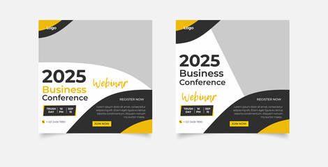 Business Conference social media template