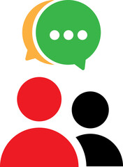 people talking icon