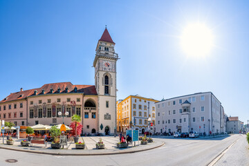 Fototapeta na wymiar Rathaus, Passau, Bayern, Deutschland 