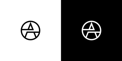 Uniqueand modern letter A  initials logo design