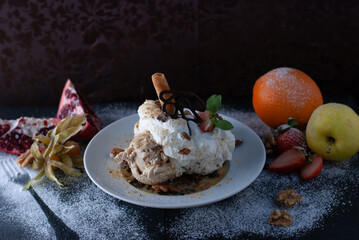 ice cream,dessert 