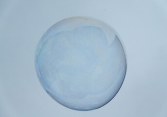 シャボン玉のアップ