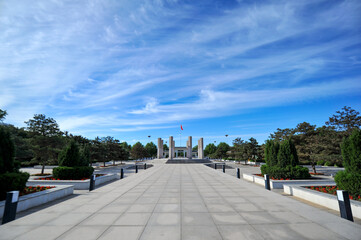 Leting County - April 14, 2017. Li Dazhao Memorial Hall. Leting County, Hebei Province, China.