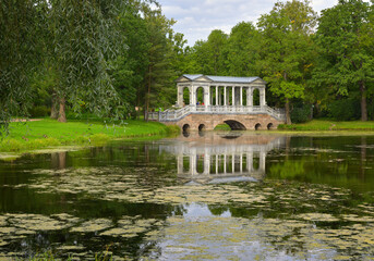 Marble bridge in Pushkin