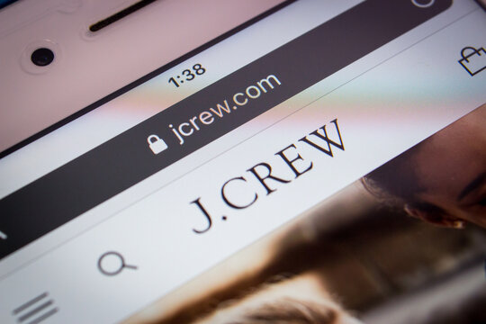 Kumamoto, Japan - May 29 2020 : The brand logo of J.Crew on its website. J.Crew is an American popular multi-brand, multi-channel, specialty retailer.