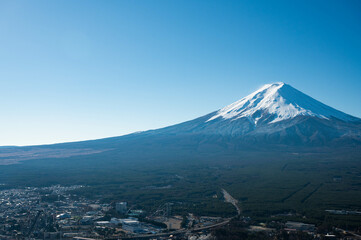 青空と富士山