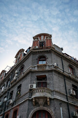 Fototapeta premium old building in the town country