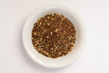 Za'Atar Seasoning in a Bowl